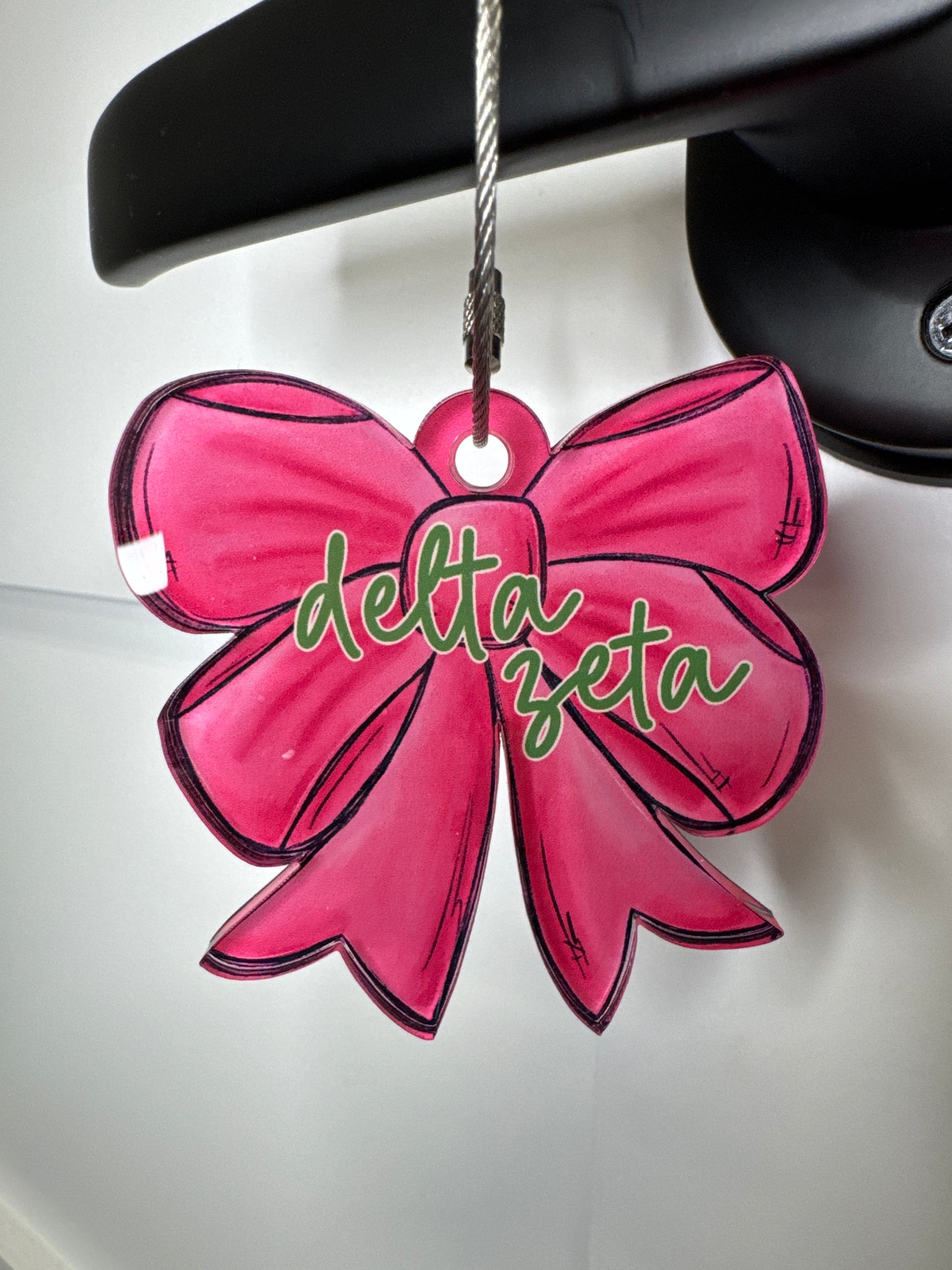 Greek Life Bag Tags - Delta Zeta