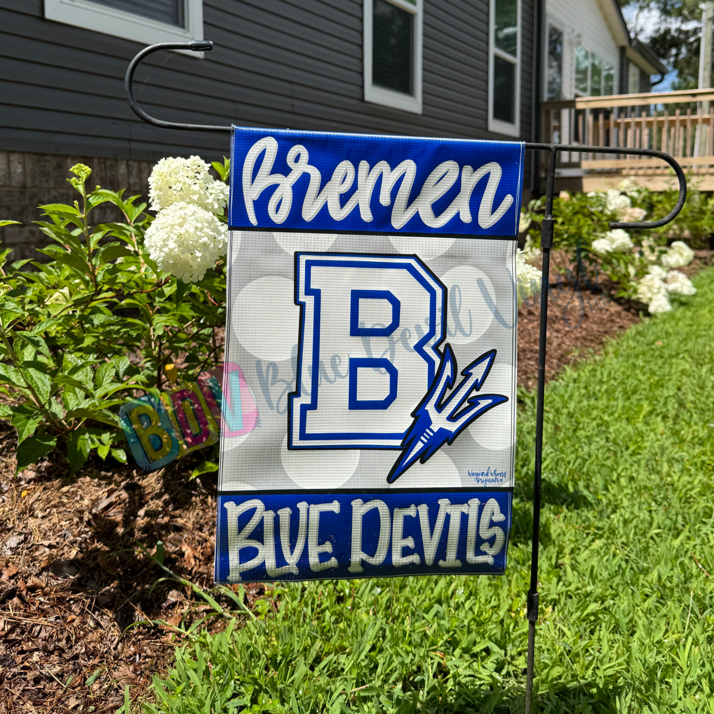 Bremen Blue Devils Garden Flag