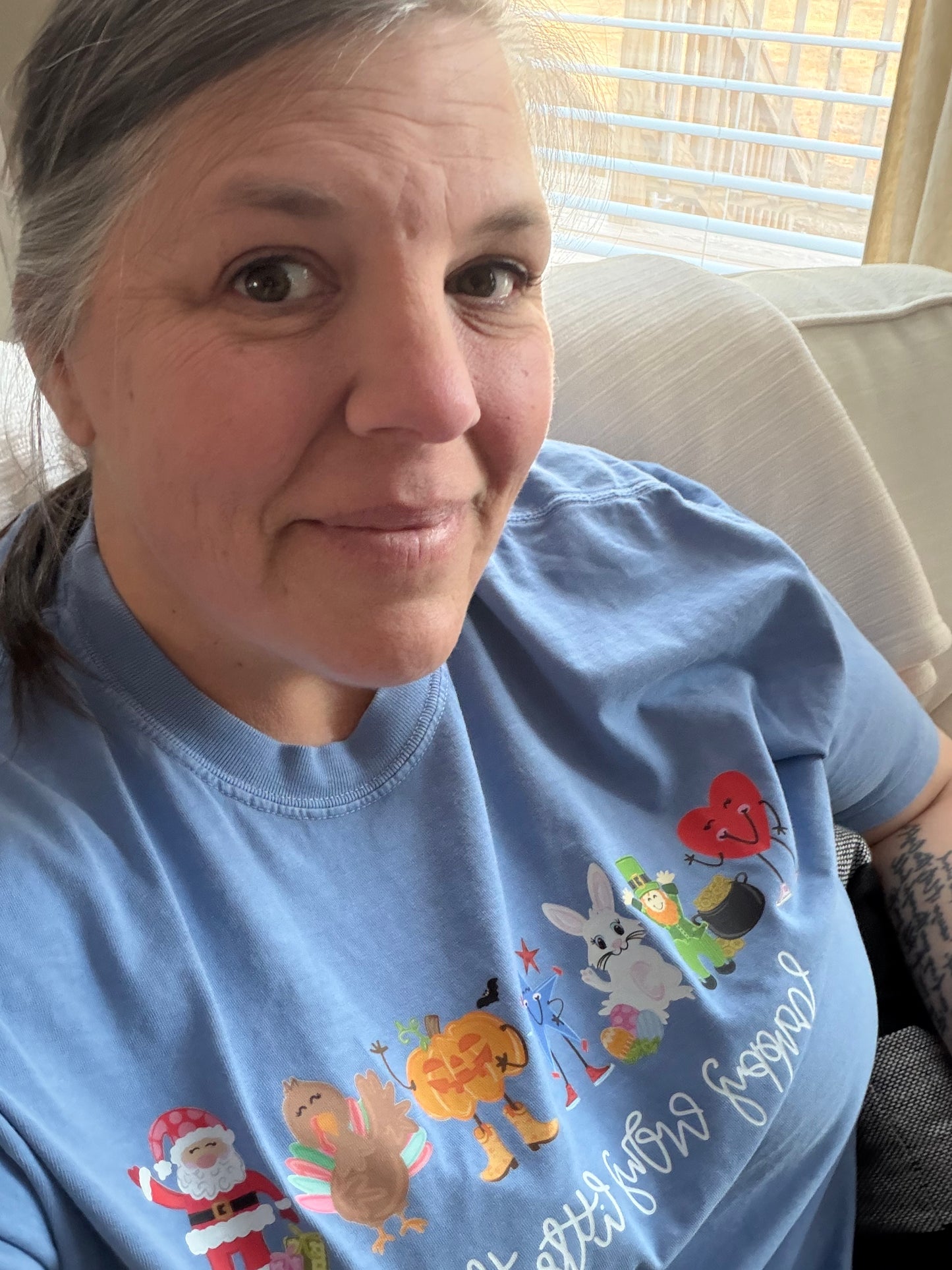 Comfort Color T-Shirt - Happy Every Little Thing design