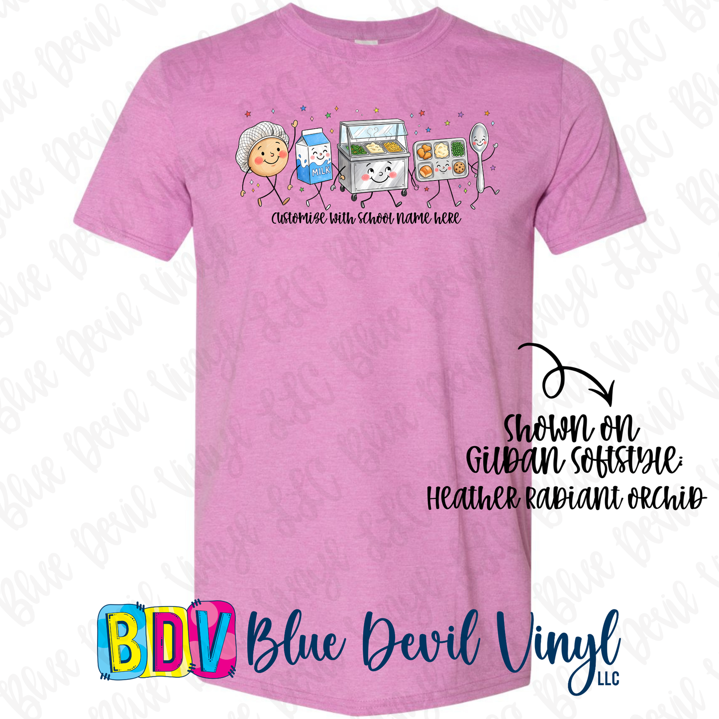Lunch Crew Doodles T-Shirt
