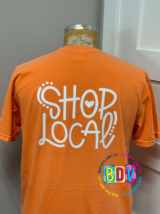 Love Where You Live Comfort Color T-shirt - Shop Local