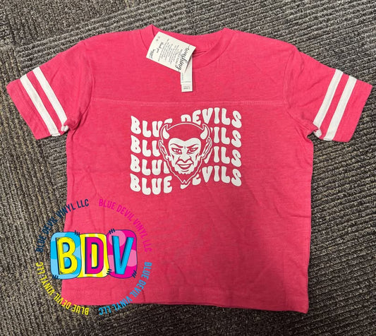 Pink Toddler Jersey Style Tee