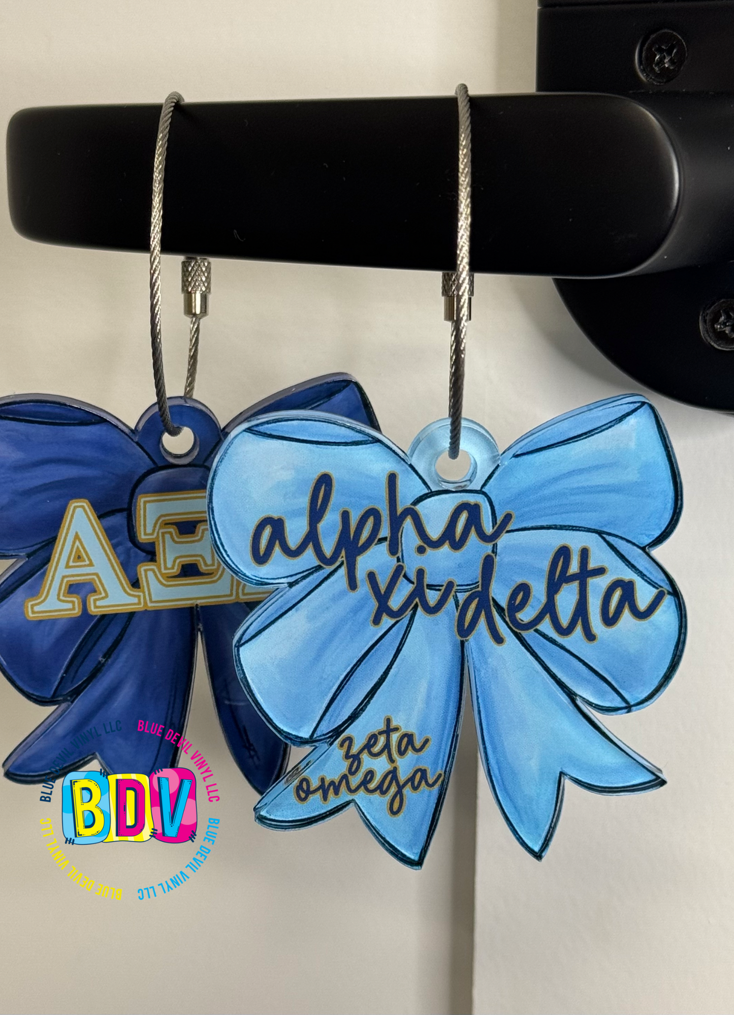 Alpha Xi Delta Bag Tags 