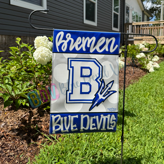 Bremen Blue Devils Garden Flag 
