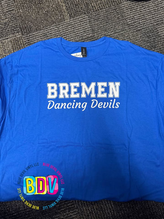 Bremen Dancing Devils Tee Royal Blue Shirt 