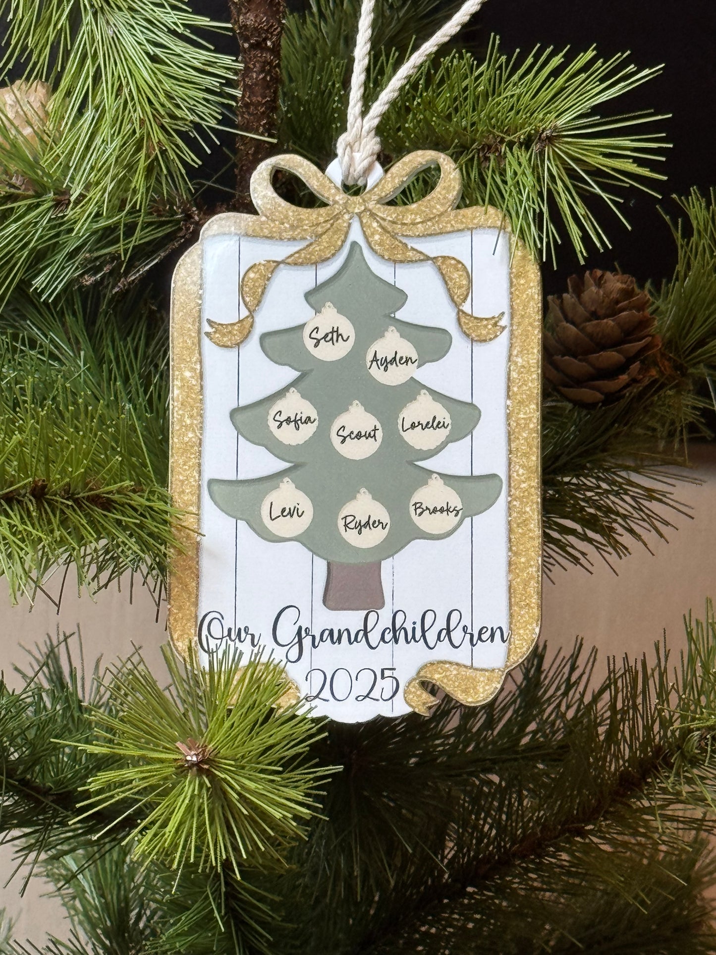 Personalized Christmas Tree Ornament