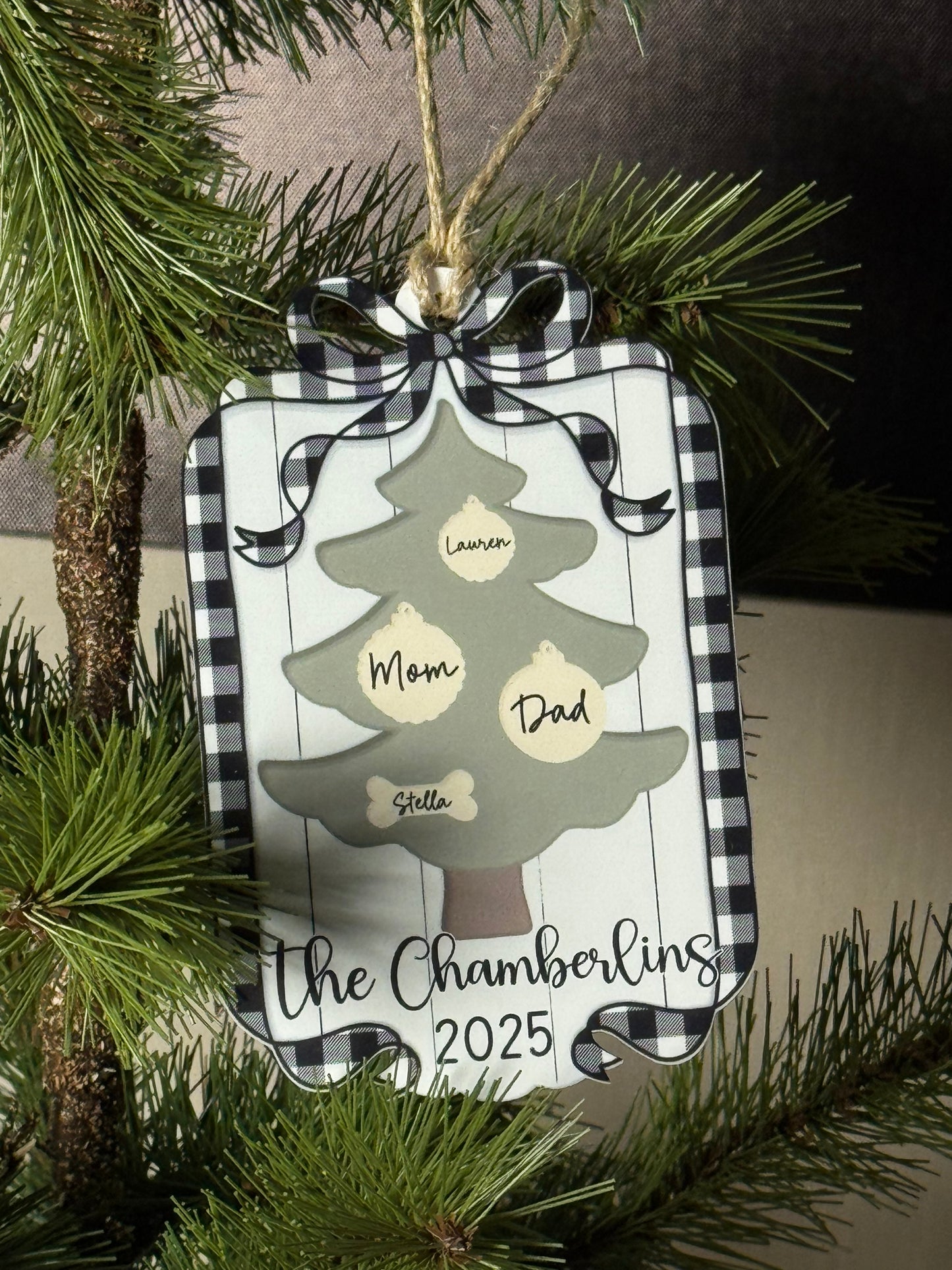 Sample of 2D ornament for The Chamberlins 