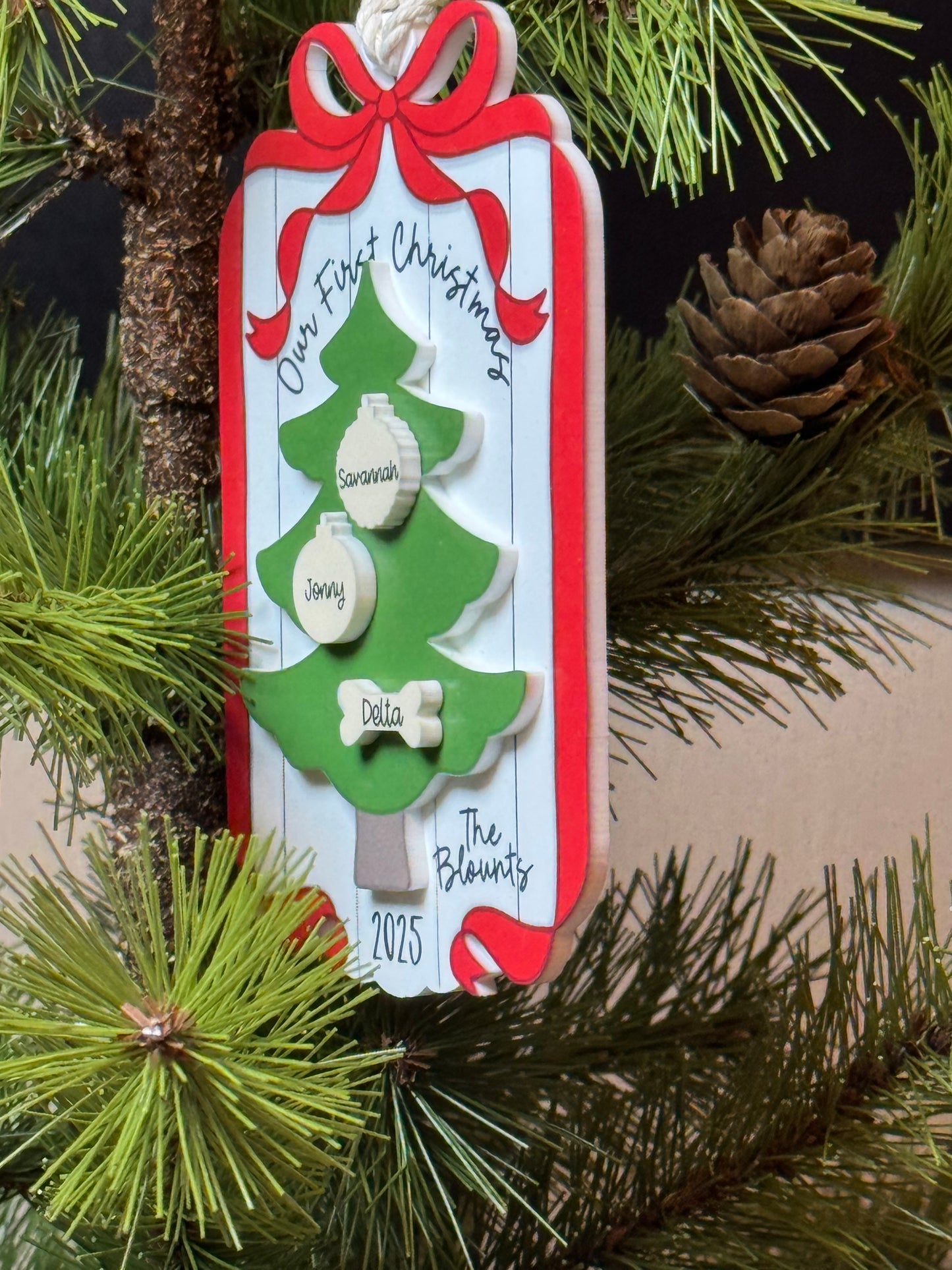Personalized Christmas Tree Ornament