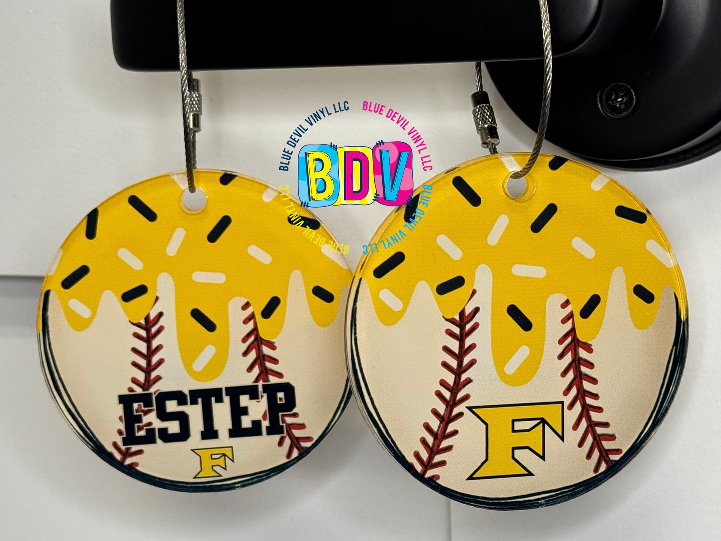 Both tags together, sold separately 