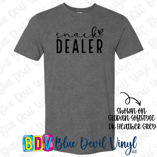 Snack Dealer - Gildan Softstyle Dark Heather Grey Tee