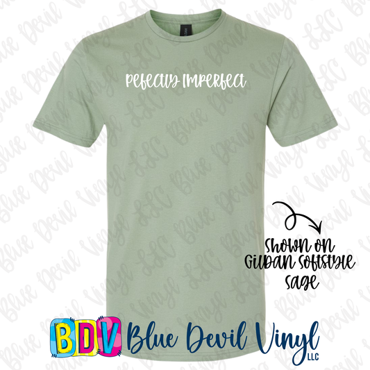 Perfectly Imperfect Gildan Softstyle Sage Green Tee