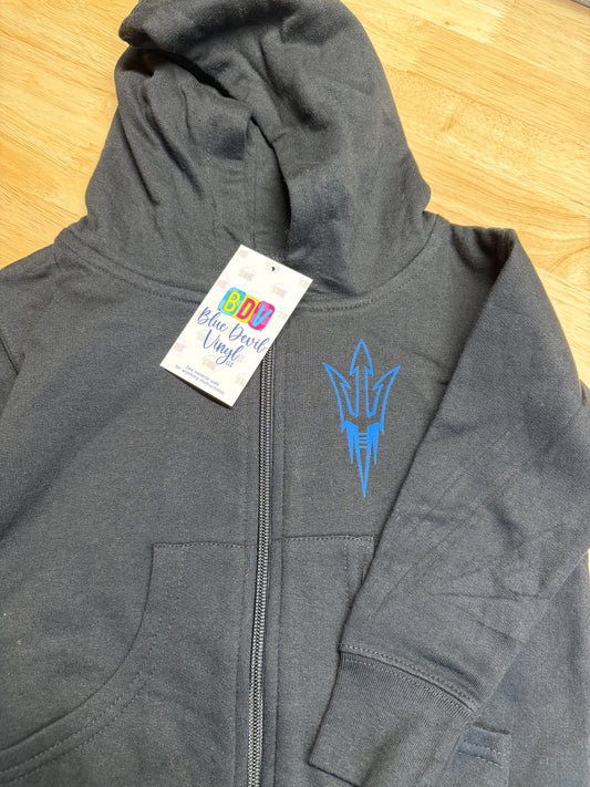 Rabbit Skins - 2T - Zip Sweatshirt with Bremen Logo