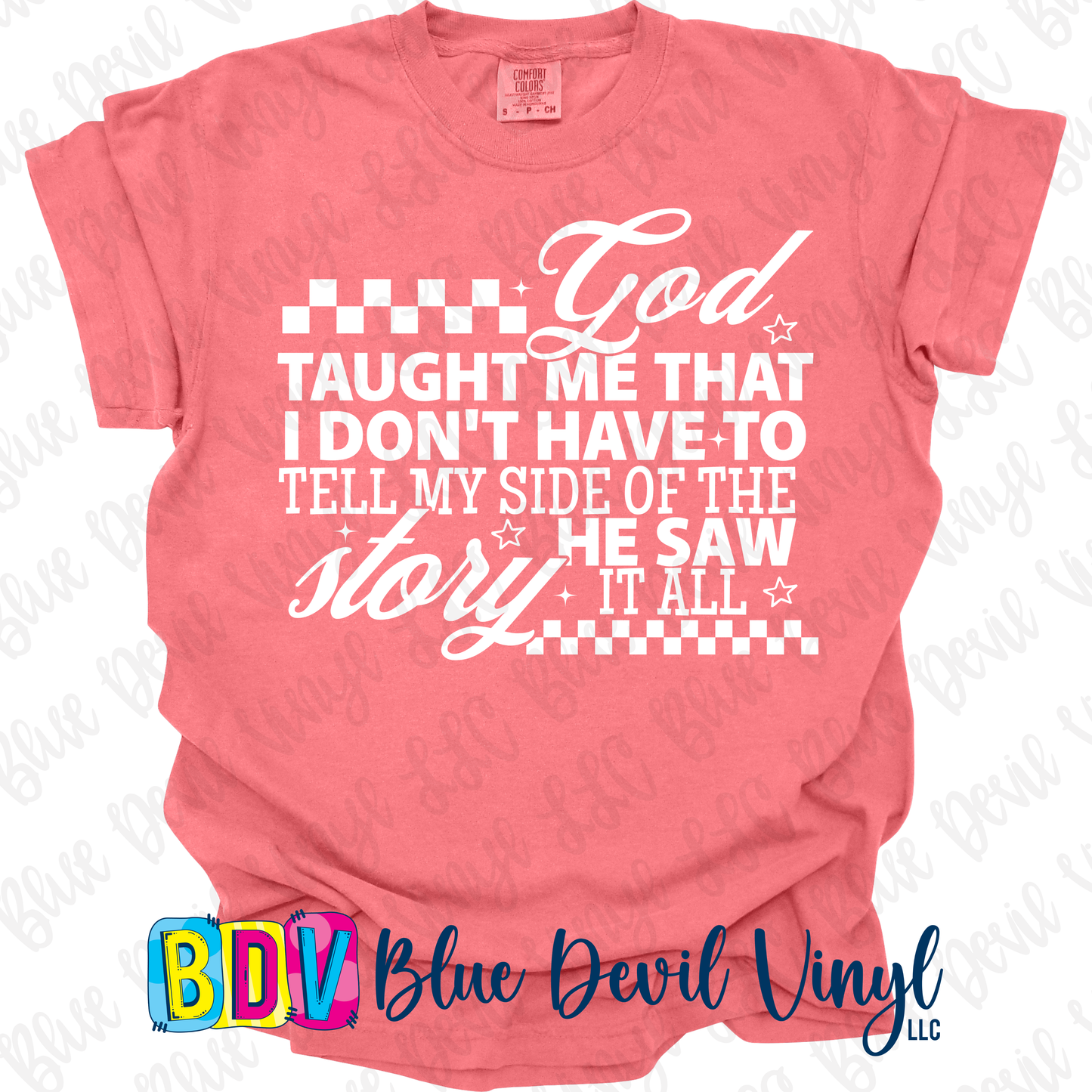 Comfort Color T-Shirts - God Taught Me T-Shirt