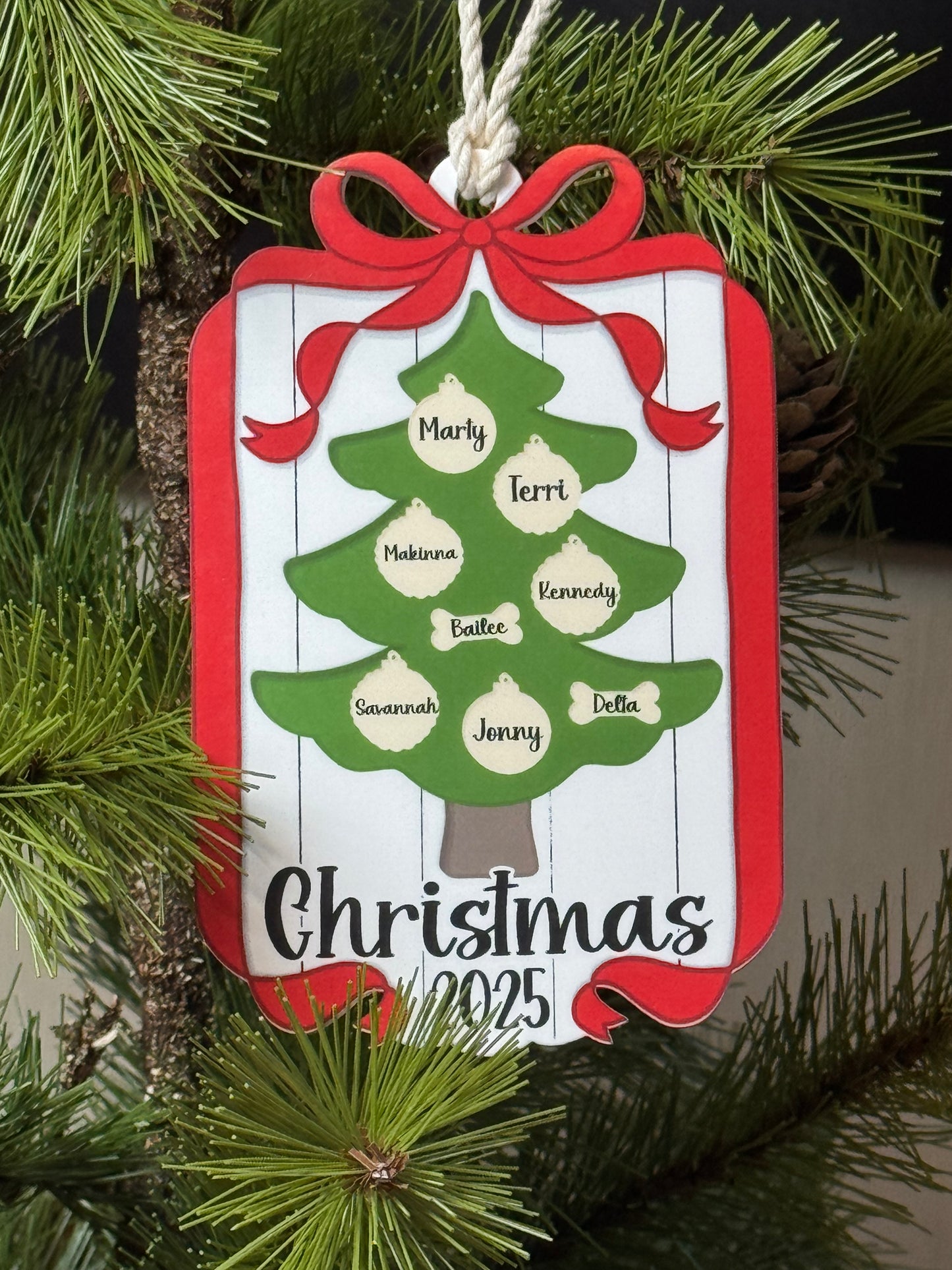 Personalized Christmas Tree Ornament