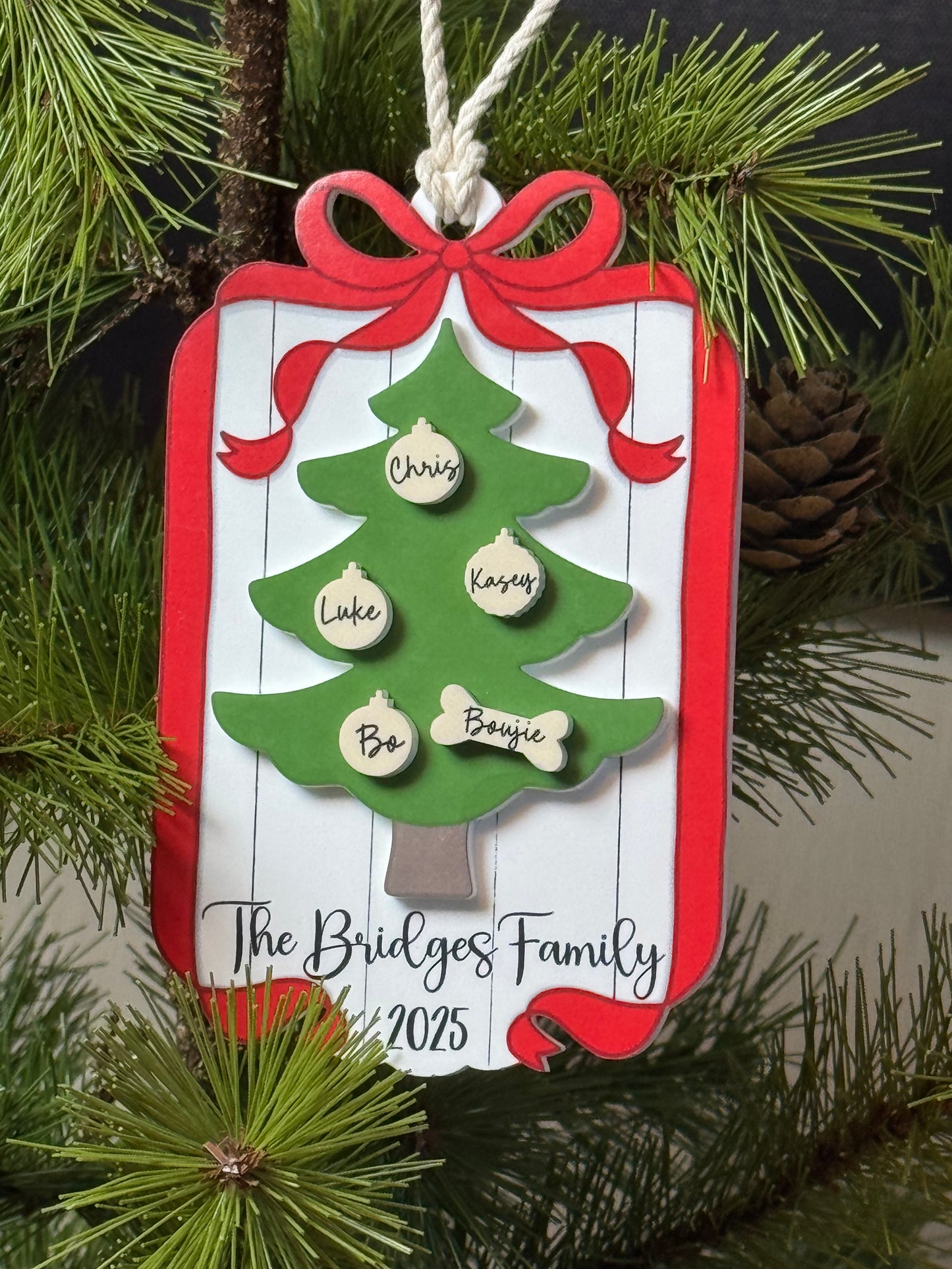 Personalized Christmas Tree Ornament