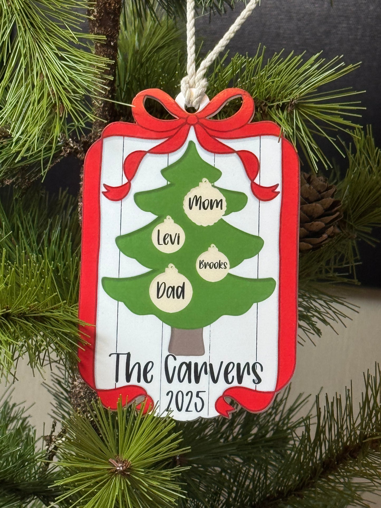Personalized Christmas Tree Ornament
