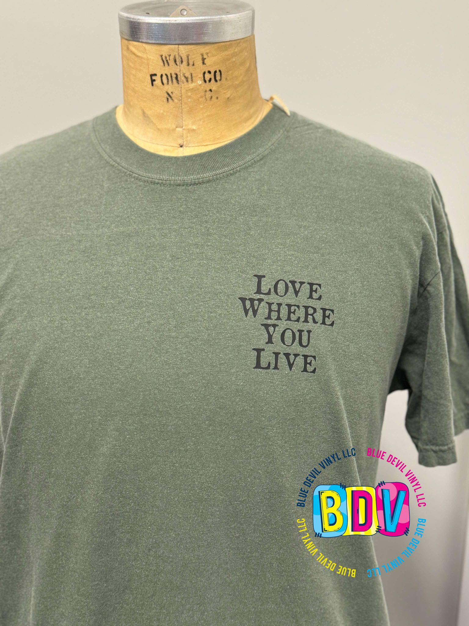 Love Where You Live Front Pocket Design 