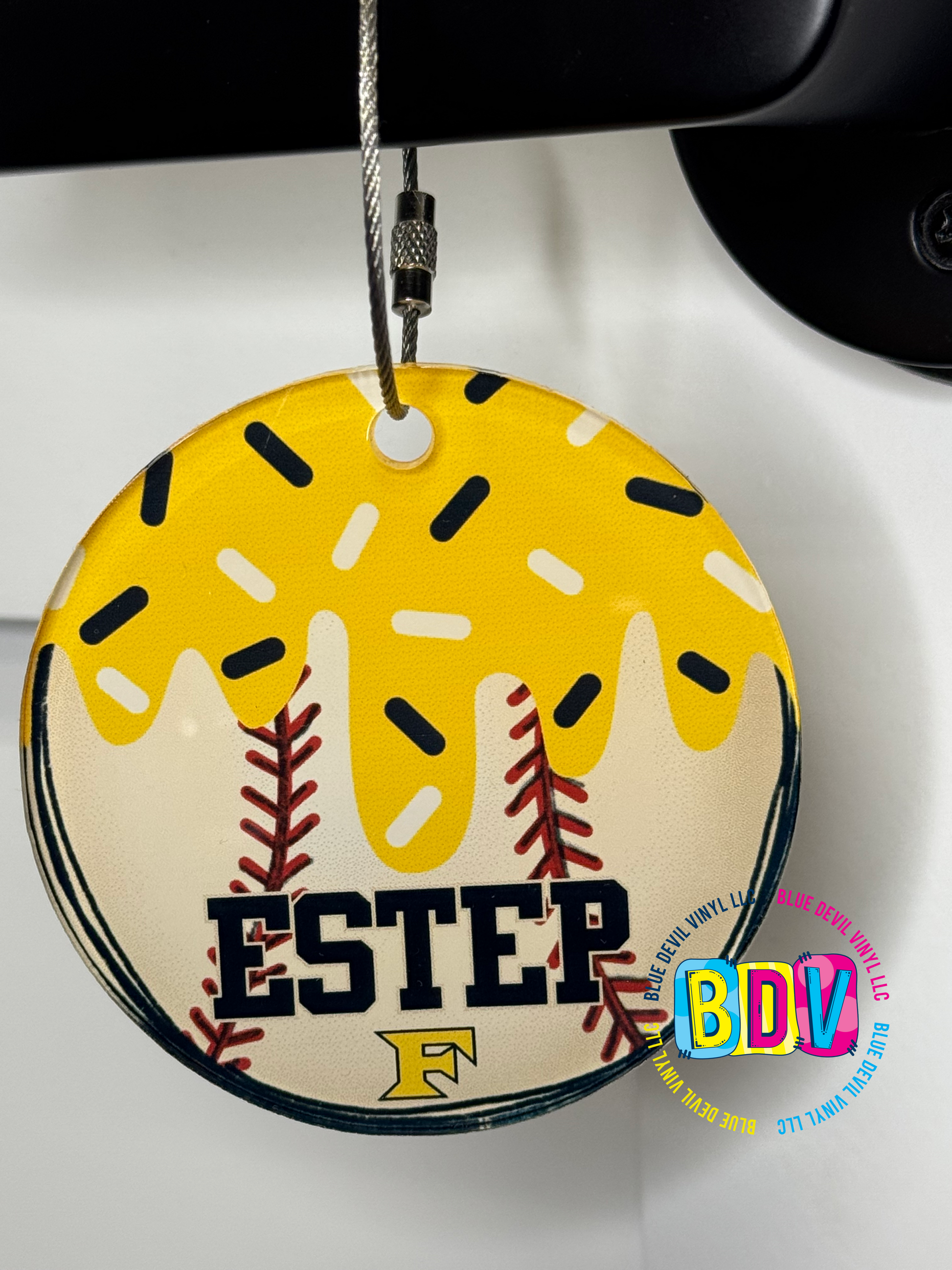 Personalized Bag Tag Mafia Baseball 